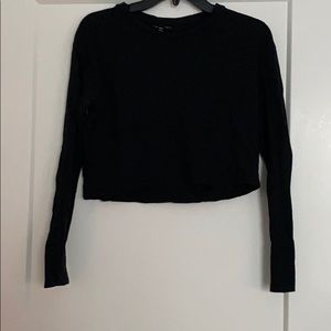 Top Shop Long Sleeve Crop Top